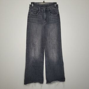 Joe’s Jeans Collection FEBE gray wide leg Jeans Size 25